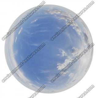 HDRi Skydome of Blue Clouded Sky 16K